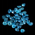 Apatyty paraiba blue kamienie naturalne 4.1ct 33 sztuki