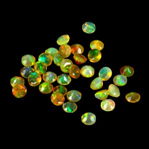 Opale ogniste 4.18ct kamienie naturalne 35 sztuk IF