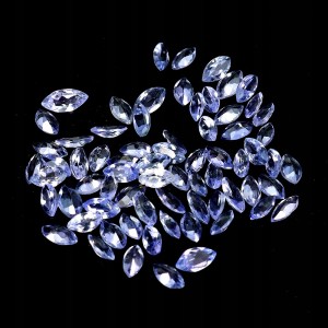 Tanzanity 70 sztuk kamienie naturalne IF VVS 4.65ct