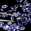 Tanzanity 70 sztuk kamienie naturalne IF VVS 4.65ct