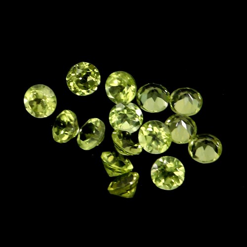 Oliwiny 15 sztuk kamienie naturalne IF VVS 4.22ct