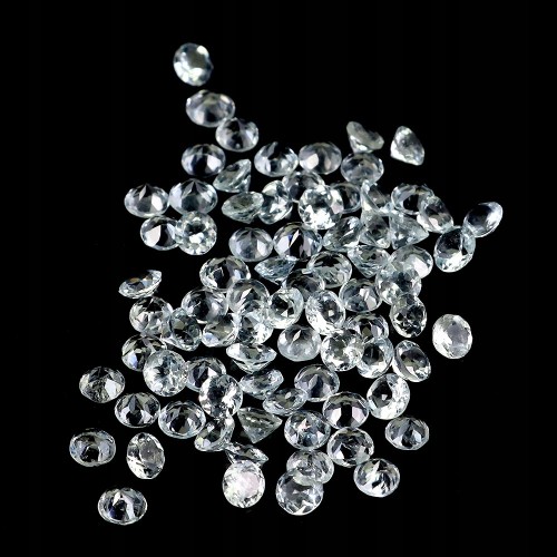 Akwamaryny kamienie naturalne 71 sztuk IF-VVS 4.37ct