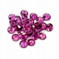 Granaty rodolity kamienie naturalne 25 sztuk 5.12ct IF VVS