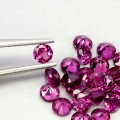 Granaty rodolity kamienie naturalne 25 sztuk 5.12ct IF VVS
