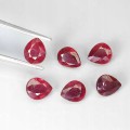 Rubiny 6 sztuk kamienie naturalne 5.31ct