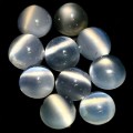 Kamienie księżycowe naturalne 10 sztuk 6.35ct kocie oko