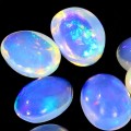 Opale ogniste 4.46ct kamienie naturalne 8 sztuk IF