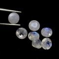 Kamienie księżycowe naturalne 7 sztuk 6.04ct IF VVS