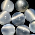 Kamienie księżycowe naturalne 10 sztuk 5.65ct kocie oko