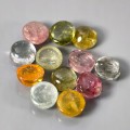 Turmaliny kamienie naturalne IF-VVS 6.55ct 12 sztuk