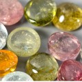 Turmaliny kamienie naturalne IF-VVS 6.55ct 12 sztuk