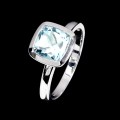 925 Pierścionek elegancki delikatny sky blue topaz naturalny r 15