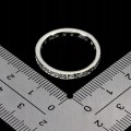 Elegancki srebrny pierścionek r 19 delikatny naturalne tanzanity 925