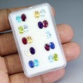 Kamienie naturalne zestaw 20 sztuk 10.11 ct oliwin ametyst apatyt cytryn