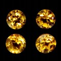 Cytryny kamienie naturalne 3.69 ct 4 sztuki