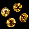 Cytryny kamienie naturalne 3.69 ct 4 sztuki