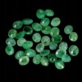 Szmaragdy kamienie naturalne 4.59 ct 35 sztuk