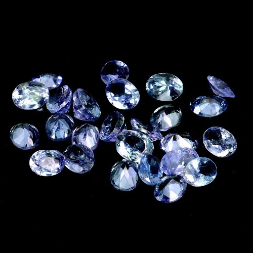 Tanzanity 25 sztuk kamienie naturalne 4.03ct