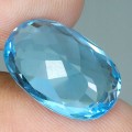 Sky blue topaz kamień naturalny 14.65ct