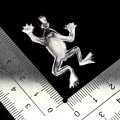 925 Wisiorek srebrny naturalna masa perłowa markazyty żaba