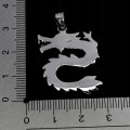 925 Srebrny elegancki wisiorek smok