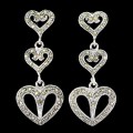 925 Kolczyki srebrne wiszące zjawiskowe naturalne markazyty serca 5