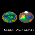 Opale ogniste kamienie naturalne 2.25 ct 2 sztuki