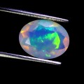 Opale ogniste kamienie naturalne 2.25 ct 2 sztuki