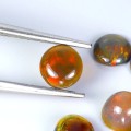 Opale czarne 4.22 ct kamienie naturalne 15 sztuk