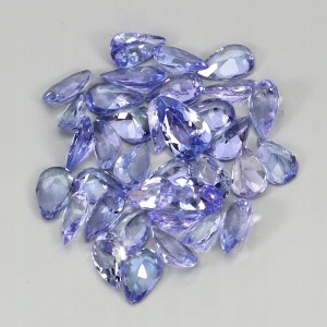 Tanzanity 35 sztuk kamienie naturalne 5.4 ct