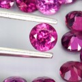Granaty rodolity kamienie naturalne 25 sztuk 5.26 ct