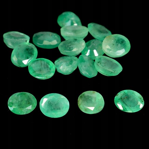 Szmaragdy kamienie naturalne 4.23 ct 16 sztuk