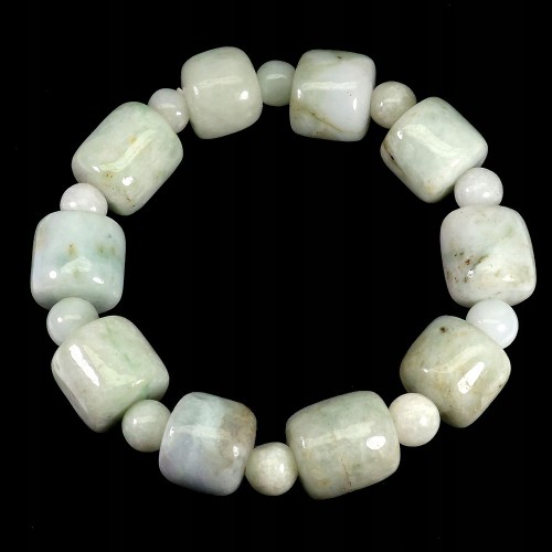 Artystyczna bransoletka jadeity kamienie naturalne