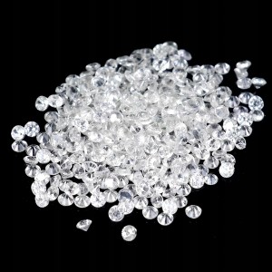 Białe szafiry cejlońskie kamienie naturalne 3.08 ct 330 sztuk