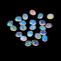 Opale ogniste 4.55 ct kamienie naturalne 22 sztuki