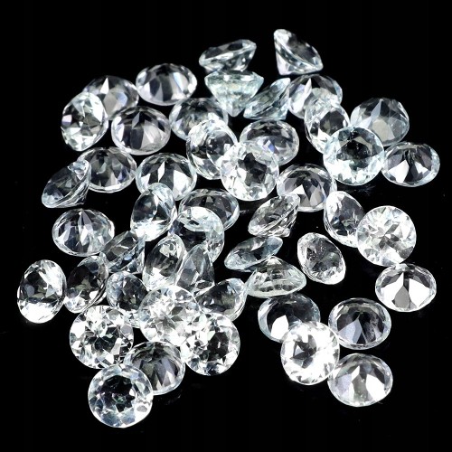 Akwamaryny kamienie naturalne 48 sztuk 4.35 ct