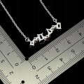 925 Naszyjnik delikatny naturalne granaty oliwin topaz sky ametyst cytryn