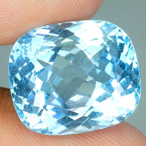 Sky blue topaz kamień naturalny 17.28 ct