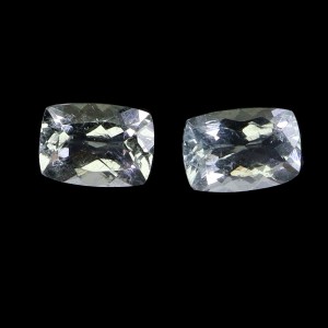 Akwamaryny kamienie naturalne 1.4 ct 2 sztuki