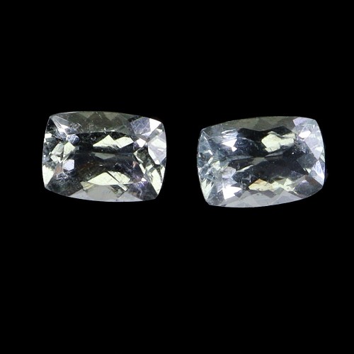 Akwamaryny kamienie naturalne 1.4 ct 2 sztuki