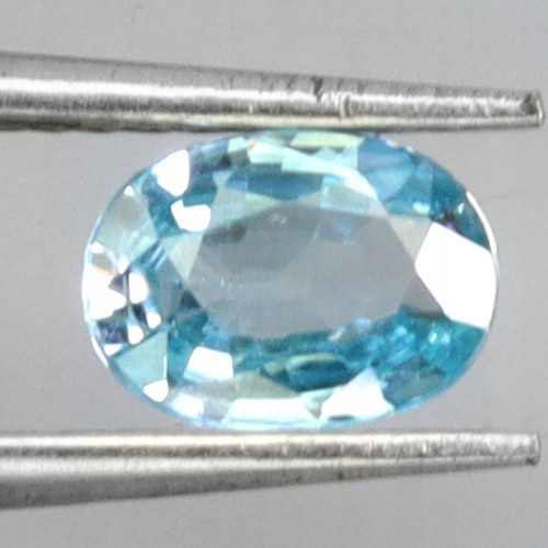 Cyrkon niebieski kamień naturalny Kambodża 1.16 ct