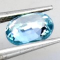 Cyrkon niebieski kamień naturalny Kambodża 1.16 ct