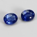 Szafiry niebieskie Madagaskar kamienie naturalne 0.94 ct 2 sztuki