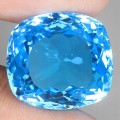 Swiss blue topaz duży kamień naturalny 31.3 ct