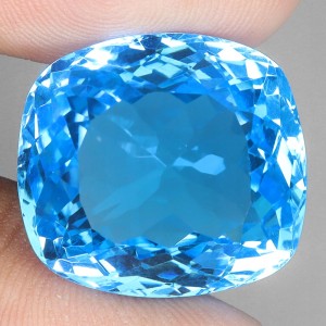 Swiss blue topaz duży kamień naturalny 31.3 ct