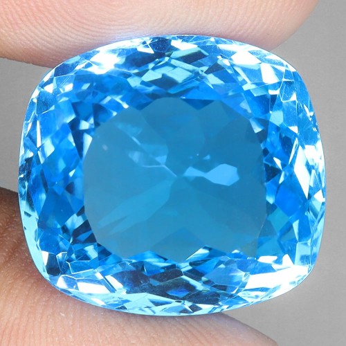 Swiss blue topaz duży kamień naturalny 31.3 ct