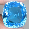 Swiss blue topaz duży kamień naturalny 31.3 ct