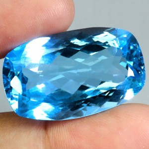 Swiss blue topaz duży kamień naturalny 30.54 ct