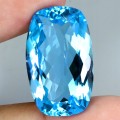 Swiss blue topaz duży kamień naturalny 30.54 ct