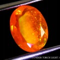 Opal ognisty pomarańczowy kamień naturalny 1.01 ct